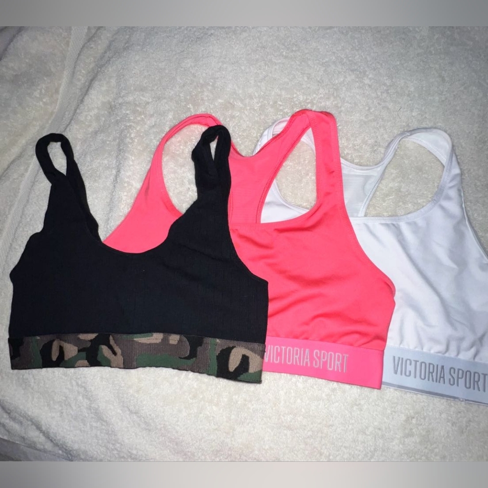 Sport bra tops womens size S multi colores